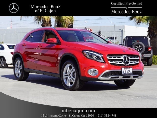 Certified Pre Owned 2019 Mercedes Benz Gla 250 Front Wheel Drive Suv